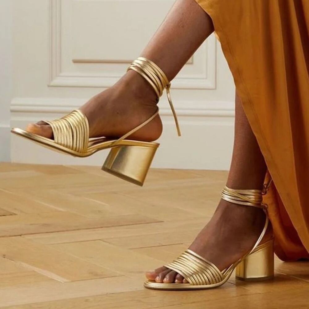 AEYDE Natania Leather Sandals Sz 41 (US 10.5)